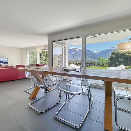 Feriehus Sunny Alps Panorama Modern House Above Sion Savièse