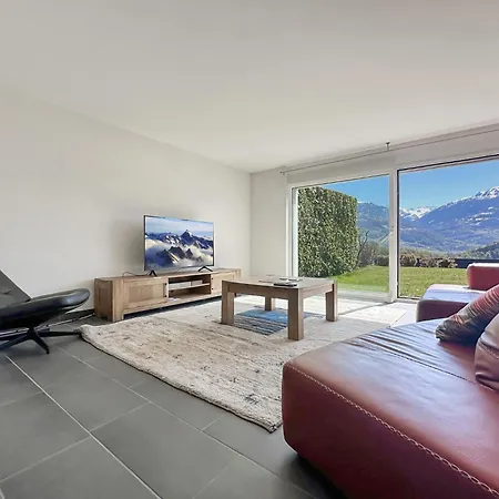 Holiday home Sunny Alps Panorama Modern House Above Sion Saviese
