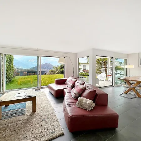 Feriehus Sunny Alps Panorama Modern House Above Sion *